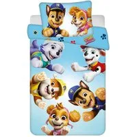 PAW PATROL Bettwäsche zweiteiliges Set für Baby 100 × 135 cm 40 x 60 cm, Baumwolle, 2 teilig