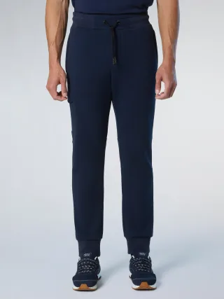 North Sails Jogginghose Piqué Scuba Stoff mit Cargo-Stil