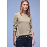 STREET ONE 3/4-Arm-Shirt aus reiner Baumwolle