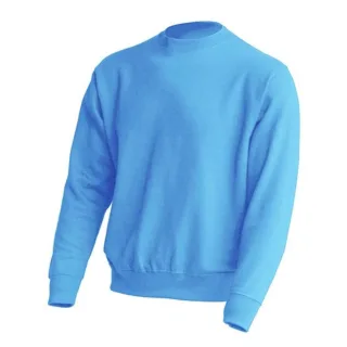 JHK - Sweatshirt Rundhalsausschnitt für Herren/Damen Unisex (Himmel)