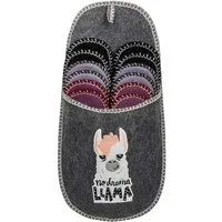 ONVAYA ABS Gästepantoffel, Llama, 6er Set, Antirutsch Sohle, Pantoffel Pantoffel (Packung, 6-tlg., 6er Set) Antirutsch Sohle Hausschuhe Filzpantoffel