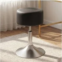 HOMALL Barhocker Höhenverstellbarer, um 360° drehbarer Friseurstuhl Drehstühle (1 St/2 St Barhocker und Schminkstuihle mit doppelter Polsterung, geeignet fur Schminktische, Schlafzimmer, Arbeitszimmer und Esszimmer)