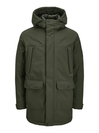 JACK&JONES - JJFINN SOFTSHELL PARKA rosin - Gr. - XXL