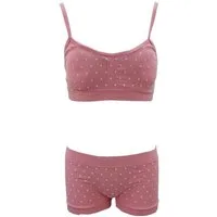 Girls Fashion Set: Bustier Mädchen Bustier + Slip, Unterwäsche Set, MS2071