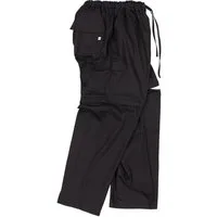 ABRAXAS Zip-off-Hose Zipp-Off-Hose von Abraxas in Übergröße, schwarz
