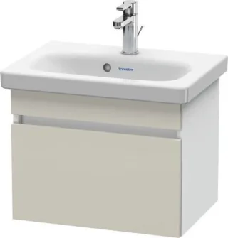 Duravit DuraStyle Waschtischunterbau wandhängend Taupe & Weiß Matt 500x368x398 mm - DS630309118 DS630309118