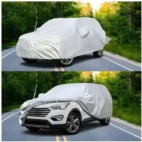 MIBODE Autoplane Autoplane Autoschutzhülle Auto Abdeckplane SUV Cover Autoplane Silber, Wasserdicht, UV-beständig, Staubdicht, Windfest, Kratzfest