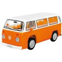 Volkswagen T2b Bus, Konstruktionsspielzeug orange, Maßstab 1:35