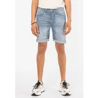 SUBLEVEL Jeansbermudas Herren Jeans Shorts kurze Hose Reißverschluss 5 Pocket, Sommerhose, kurze Jeans, Bermudashorts
