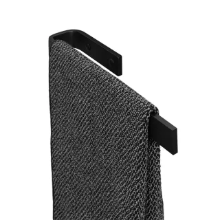 Sanipa Handtuchhalter (HH800) 30x68x325 Schwarz-Matt HH80008