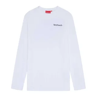 Fenchurch - "Spencer" T-Shirt für Herren, Langärmlig (Weiß)