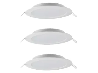 V-TAC LED-Einbauleuchte VT-61003, EEK: E, 3 W, 330 lm, 3000 K, 3 Stück