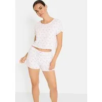 LSCN by LASCANA Shorty (2 tlg) mit Babylock Saum