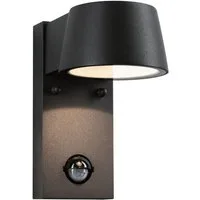 Paulmann LED Außen-Wandleuchte Capea IP44 96x153mm 3000K 6W 500lm 230V Anthrazit Aluminium, LED fest integriert, Warmweiß, Bewegungsmelder