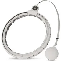 Hommler Hula-Hoop-Reifen Smart Fitness Hula Hoop mit Zähler und Gewichtsball zum Abnehmen, 60-115 cm