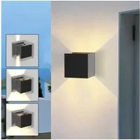 Nettlife Wandleuchte Led Wandleuchte Up Down Strahl 7W, und, LED fest integriert, Warmweiß, für Schlafzimmer Wohnzimmer Flure