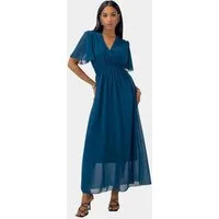 Elara Maxikleid Sommer-Maxikleid mit V-Ausschnitt (1-tlg)