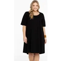 YOEK A-Linien-Kleid Damen Kleid Große Größen Bio-Baumwolle