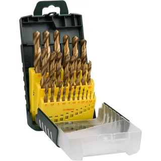 Bosch Metallbohrer-Set HSS-TiN, 25-teilig, 1 - 13 mm, Gripbox - 2607017154