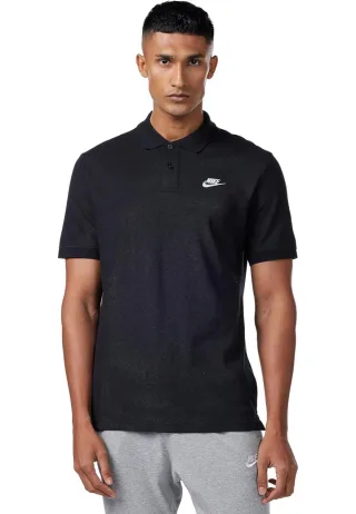 Nike Sportswear Club Herren-Poloshirt in Schwarz