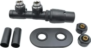 Neuesbad Serie 600 Thermostat- Set für RADIATOR, RIGHT, Titan, PEX NB1DEAGIDZP11