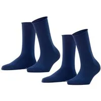 FALKE Socken Happy 2-Pack Socken (2-Paar) Set aus 2 Paar Baumwollstrümpfen