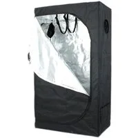 Growbird Foliengewächshaus Growbox 90x50x160 cm, Growzelt, Indoor Grow Box, 30-St.