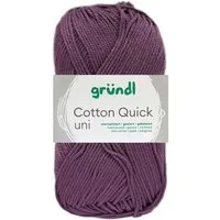Gründl 50 Gramm Gründl Cotton Quick Uni Farbauswahl Häkelwolle