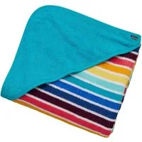 JAKO-O Handtücher JAKO-O Kapuzenhandtuch Kinder 140 x140cm, bunt gestreift, Walkfrottier