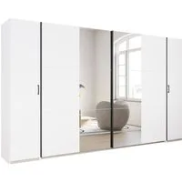 rauch Schwebetürenschrank Kleiderschrank Drehtürenschrank Schrank Garderobe KRONACH (in 3 Ausstattungen BASIC/CLASSIC/PREMIUM, Breiten 225/268/311/354 cm) Kombischrank optional mit 1 oder 2 Spiegel viele Böden MADE IN GERMANY