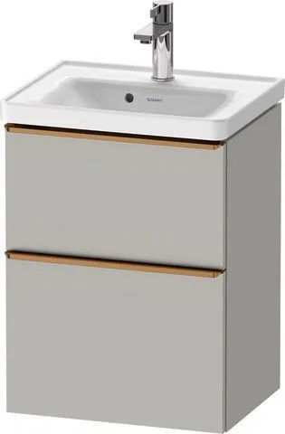 Duravit D-Neo Waschtischunterbau wandhängend Betongrau Matt 484x372x625 mm - DE4350004070000 DE4350004070000
