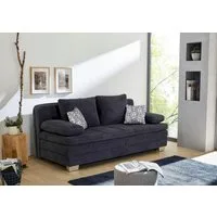Jockenhöfer Gruppe Schlafsofa Lincoln, B: 203 cm, Liegefl. 160x203 cm, Dauerschläfer, mit Bettfunktion, Bettkasten, Kaltschaumtopper & 2 Zierkissen