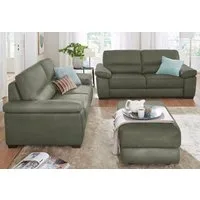 CALIA ITALIA Polstergarnitur Gaia, hochwertige Garnitur aus 2-Sitzer & 3-Sitzer im edlen Design, (Set, 2-tlg), aus pflegeleichtem Luxus-Microfaser Ginevra Hydro Care