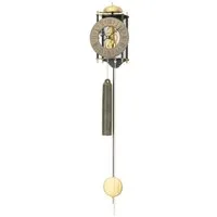 AMS Pendelwanduhr H301 (Mechanische Uhr,Metallgehäuse,Esszimmer,Wohnzimmer)