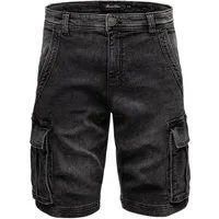 Amaci&Sons Cargoshorts FORT LEE Jeansshorts Herren Bermuda Jeans Short Hose Regular Fit