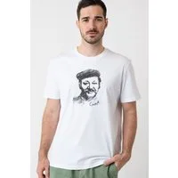 Bavarian Caps Trachtenshirt Shirt Herren - GUSTL - weiß