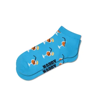 happy socks - Orange Spritz Low Sock Blau - Gr. - 43.5
