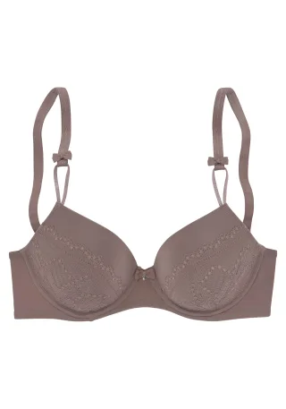 LASCANA - LASCANA Schalen-BH taupe - Gr. - 85C