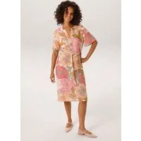 Aniston CASUAL Sommerkleid mit farbenfrohen, großflächigem Blumendruck