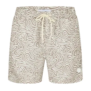 Threadbare - Badeshorts für Herren (Braungrau)