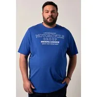 Men Plus T-Shirt T-Shirt Halbarm Print