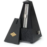 Steinmayer Metronom mit Glocke - 40-208 Schläge pro Minute, Mechanischer Taktgeber in Pyramidenform - 4 Taktarten
