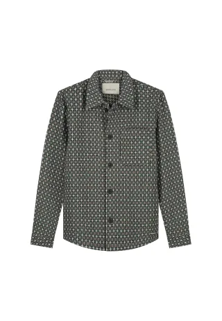 Dstrezzed - DS_Lino Golfball Overshirt Walnut - Gr. - M