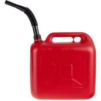 Systafex® Benzinkanister 10L Benzin-Kanister mit Ausgießer – Sicher & Robust - Notfallbetankung (1 St., Kanister inkl. Ausgießer), Universell einsetzbar