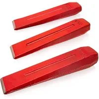 Bituxx Fällkeil Spaltkeil Set 1500g 2000g 3000g, (3er Set, MS-18897)