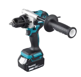 Makita Akku-Schlagbohrschrauber 18V / 5,0 Ah, 2 Akkus + Ladegerät im MAKPAC- DHP486RTJ