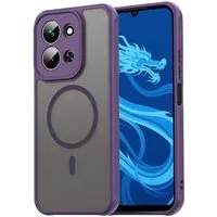 betterfon Handyhülle für Xiaomi Redmi 15C Schutzhülle mit Magnetring, stoßfest matt Lila, Magnetisches Laden, mattes Design, kratzfest & stoßfest verarbeitet