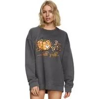 Worldclassca Sweatshirt Worldclassca Oversized Sweatshirt LOVE Print Langarm Pullover Neu
