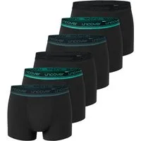 uncover by SCHIESSER Retro Boxer 6er Pack Cotton (Spar-Set, 6-St) Retro Short / Pant - Baumwolle - ohne Eingriff - Atmungsaktiv