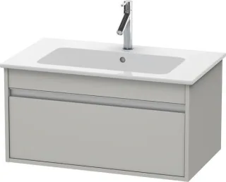Duravit Ketho Waschtischunterbau wandhängend Betongrau Matt 800x475x410 mm - KT641900707 KT641900707
